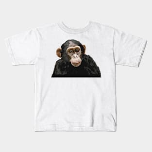 Smart Chimpanzee Kids T-Shirt